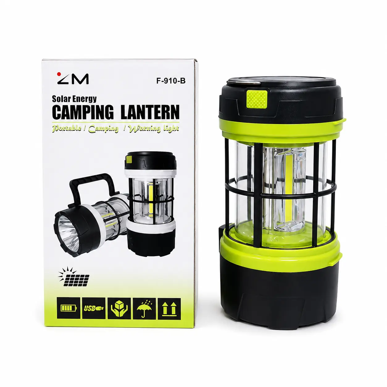 ZM F-910-B Solar Camping Lantern & Handheld Torch Price in BD
