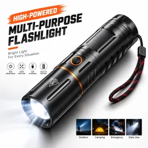 High-Powered Rechargeable LED Flashlight Price in BD | Kroykart