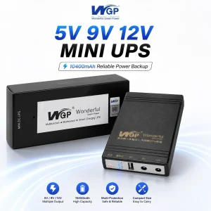 WGP Mini DC UPS 10400mAh for WiFi Router Price in BD