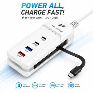 5-in-1 Multi-Functional Rack Charger 66W Price in BD