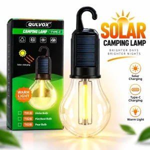 QULVOX Rechargeable Solar Camping Lamp Price in BD